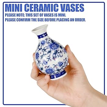 装飾的な陶磁器花瓶 花瓶 陶器 インテリア置物 デザイン 小さい 3つセット わかさま